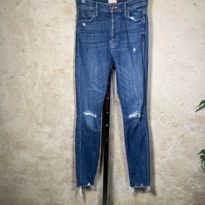 Mother The Stunner Chew Off Duty Jeans